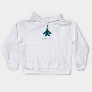 F-18 Superhornet, Air Superiority Kids Hoodie